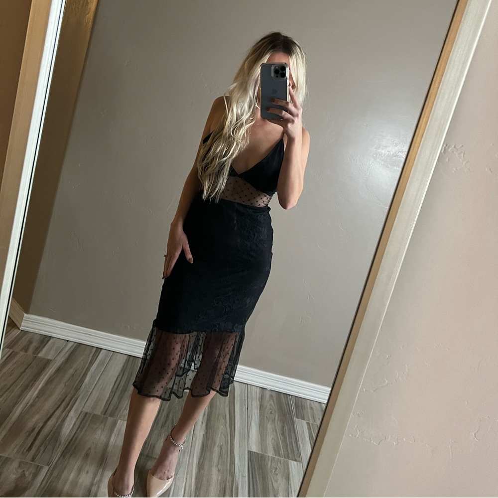 Lovers + friends “Albert midi dress”